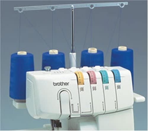 1034D Serger. Heavy-Duty Metal Frame Overlock Machine. 1.300 Stitches Per Minute. Removeable Trim Trap. 3 Included Accessory Feet